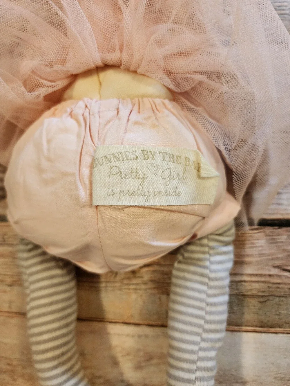 Bunnies By The Bay Elsie A Pretty Girl Is Pretty Inside Plush Doll Pink Tutu 12